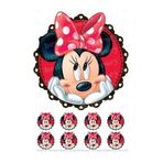 hediyehobihersey Mini Mouse Pasta Ve Kurabiye Baskısı, Resimli Yenilebilir Pasta Ve Kurabiye Baskı Kağıdı