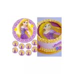 hediyehobihersey Rapunzel Resimli Yenilebilir Pasta Kurabiye Üstü Şeker Kağıt Baskısı