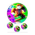 hediyehobihersey Roblox Yenilebilir Baskı, Pasta Süsü, Şekerli Kağıt Kurabiye Ve Pasta Baskısı
