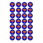 hediyehobihersey Süpermen Logo Şekerli Kağıda Baskı Yenilebilir Kağıt Pasta Baskısı