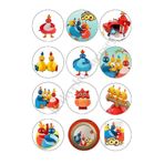 hediyehobihersey Twirlywoos Yenilebilir Kağıt Pasta Resmi Kurabiye Baskısı Pirinç Kağıdı Pasta Kurabiye Baskısı