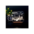 Hediyeiste Hogwarts Tasarımlı Hediye 3d Led Lamba
