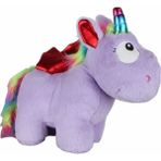 Hediyekanalı Mor 30 cm Tombul Boynuzlu At Peluş Oyuncak
