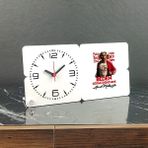 Hediyelen 001 Beden Eğitimi Öğretmenine Hediye Ahşap Masa Saati