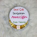 Hediyelen Anneler Günü Hediyesi Metal Kutuda Çikolata 100 Adet 012