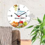 Hediyelen Beslenme ve Diyetetik Uzmanı Mavi Tasarım Duvar Saati