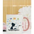 Hediyelen Bilgisayar Programcısı Pembe Kupa Bardak