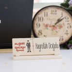 Hediyelen Din Kültürü ve Ahlak Bilgisi Öğretmenine Hediye Erkek Figür Taş İsimlik