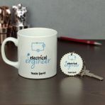Hediyelen Electrical Engineer Kupa Bardak ve Anahtarlık Set