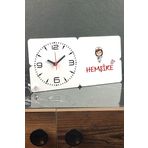 Hediyelen Hemşire Hediye Ahşap Masa Saati