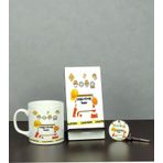 Hediyelen Iş Sağlığı Ve Güvenliği Teknikeri Üçlü Set (Kupa + Telefon Standı + Anahtarlık)