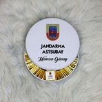 Hediyelen Jandarma Astsubat Metal Kutuda Çikolata 100 Adet