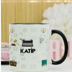 Hediyelen Katip Siyah Kupa Bardak