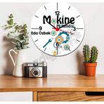 Hediyelen Makine Mühendisi Çark Tasarım Duvar Saati