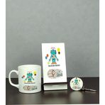 Hediyelen Mekatronik Mühendisi Üçlü Set (Kupa + Telefon Standı + Anahtarlık)