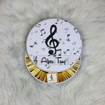Hediyelen Müzik Öğretmenine Hediye Metal Kutuda Çikolata 100 Adet