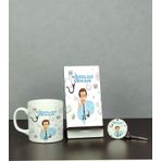 Hediyelen Nöroloji Uzmanı Üçlü Set (Kupa + Telefon Standı + Anahtarlık)