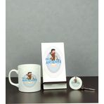 Hediyelen Okçu Antrenör Üçlü Set (Kupa + Telefon Standı + Anahtarlık)