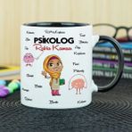 Hediyelen Psikolog Siyah Kupa Bardak