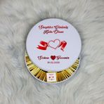 Hediyelen Sevgiliye En Güzel Hediye Metal Kutuda Çikolata 100 Adet 015