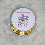 Hediyelen Sevgiliye Hediye Metal Kutuda Çikolata 100 Adet 020