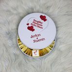 Hediyelen Sevgiliye Hediye Metal Kutuda Çikolata 100 Adet 040