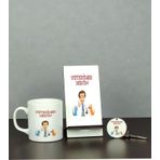 Hediyelen Veteriner Hekim Üçlü Set (Kupa + Telefon Standı + Anahtarlık)