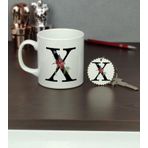 Hediyelen x Harfi Kupa Bardak ve Anahtarlık Set