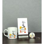 Hediyelen Yüksek Inşaat Mühendisi Üçlü Set (Kupa + Telefon Standı + Anahtarlık)