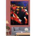 Hediyeler Kapında 50 x 70 Lion Duvar Kanvas Tablo - 50 x 70 cm