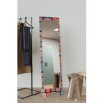 Hediyeler Kapında Çini Desenli Aynora Model Dekoratif Ayaklı Boy Aynası 145x40 Cm