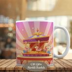 HEDIYELIK-11730 Lunapark Atlıkarınca Eğlence Merkezi Kupa Bardak