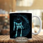 HEDIYELIK-1196-425 Karanlık Ruh İskeleti Kupa Bardak