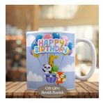 HEDIYELIK-214805 Happy Birthday Yazılı Hayvan Balonu Kupa Bardak