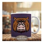 HEDIYELIK-4118 Bulldog Sinirli Köpekcik Kupa Bardak
