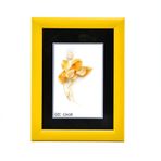 Hediyelik Çerçeve Dekorasyon Kişiye Özel Ev Home Ofis Resim Çerçevesi 13X18 Sarı 13x18-Lam22-Sarr