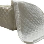 Hediyelik Çeyizlik Saten Güpürlü Fermuarlı Hurç Bohça – Ekru Renk, Kazak/havlu Boy 40/40cm - Vijdan Life
