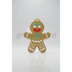 Hediyelik Gingerbread Anahtarlık (Hareketli Oyuncak Anahtarlık) - Kahverengi