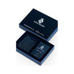 Hediyelik Set Özel Erkek Edp Parfüm Ve Siyah Deri Kartlık- Elma, Sandal, Tarçın Notaları, E-128-1 Amber