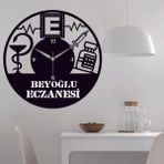 Hediyelikevi Kişiye Özel Eczane Temalı Duvar Saati