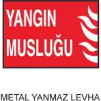 Hediyelikevi Yangın Musluğu Metal Uyarı Levhası