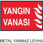 Hediyelikevi Yangın Vanası Metal Uyarı Levhası
