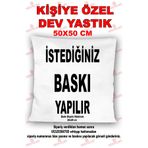 HEDİYELİKS Kişiye Özel Dev Yastık 50x50cm