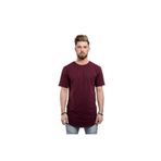HediyeMania Pamuklu Penye Tişört Erkek Kadın Unisex Basic T Shirt Bordo Vişne Çürüğü hmbasic02