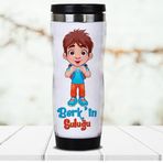 Hediyemen 400 ml Beyaz Erkek Çocuğa Hediye Kişiye Özel Termos