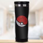 Hediyemen 400 ml Beyaz Pokemon İkonlu Termos