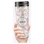 Hediyemen Doğum Günü Hediyesi İsimli 400 ml Beyaz Termos