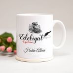 Hediyemen Edebiyat Öğretmenine Hediye Kupa Bardak