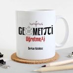 Hediyemen Geometri Öğretmenine Hediye Kupa Bardak