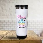 Hediyemen Güne Gülümseme İle Başla 400 ml Beyaz Termos